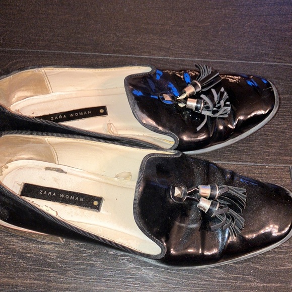 Black shiny loafers​ - Picture 6 of 7